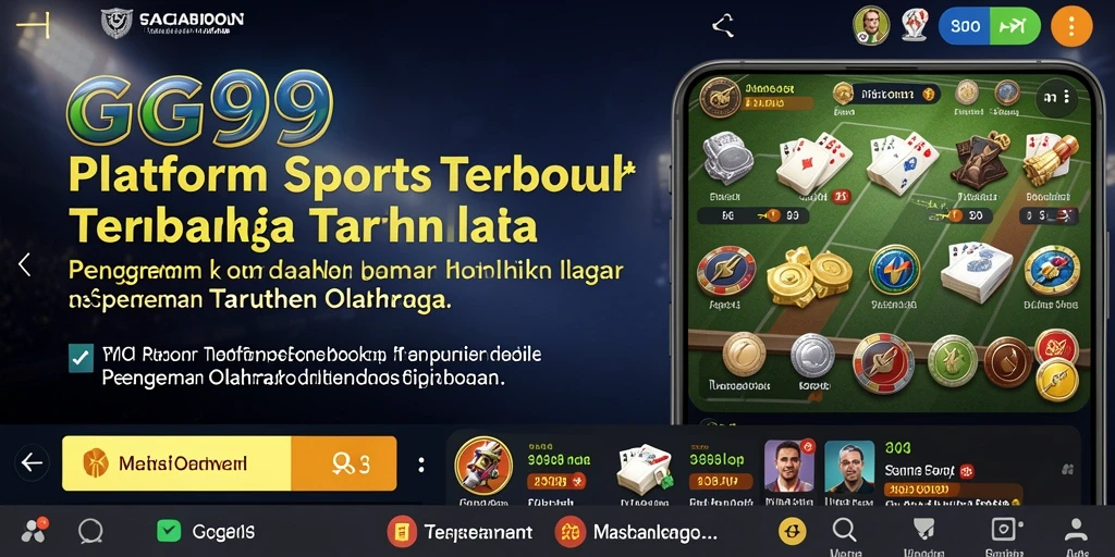 Tampilan screenshot gameplay GG99 yang menampilkan pengalaman taruhan olahraga.
