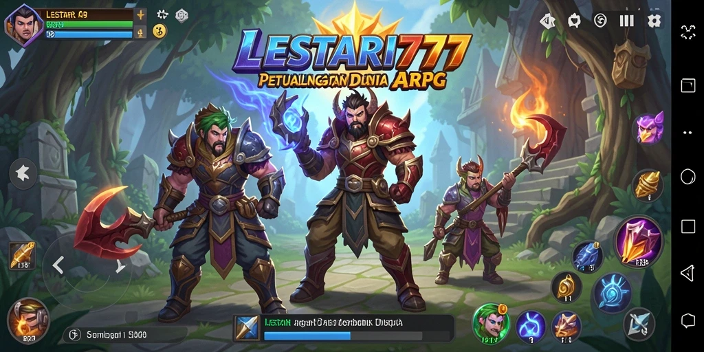 Screenshot menampilkan pertempuran epik dalam LESTARI777 dengan grafis yang memukau.