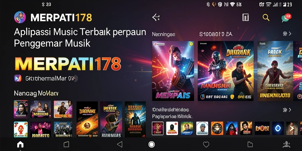 Tampilan gameplay MERPATI178 yang menampilkan interaksi musik yang seru.
