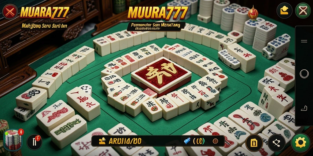 Gameplay Mahjong yang seru dan adiktif di MUARA777.