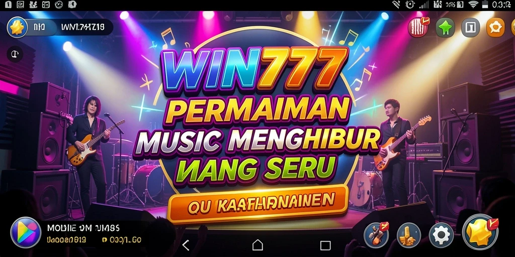 Tampilan gameplay seru dengan berbagai lagu menarik dan antarmuka interaktif.